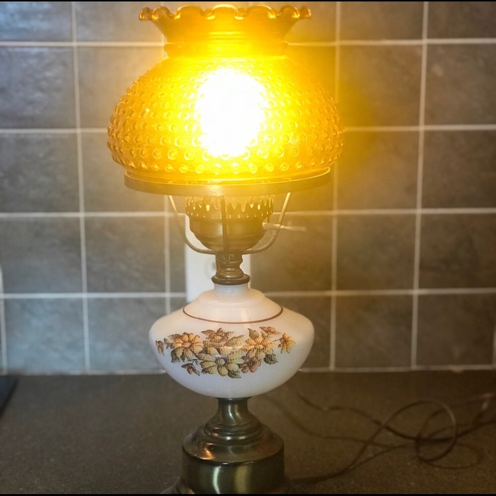 Antique Hurricane Lamp